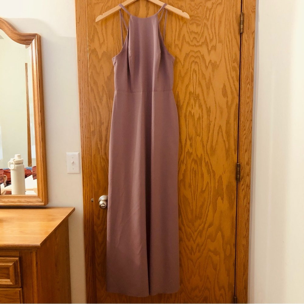 Women’s Amsale Size 2 Mauve Bridesmaid Dress
